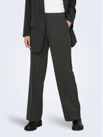 ONLY Штани з тканини 15304267 Сірий Straight Fit ONLY Штани з тканини 15304267 Сірий Straight Fit