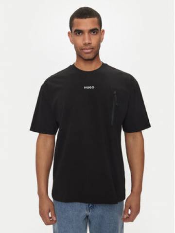 Hugo Футболка Doforesto 50516681 Чорний Oversize Hugo Футболка Doforesto 50516681 Чорний Oversize