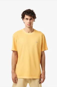 Мужская желтая футболка Желтый M-L Lacoste TH0426IVX