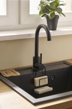 Підставка для губки до мийки - чорний