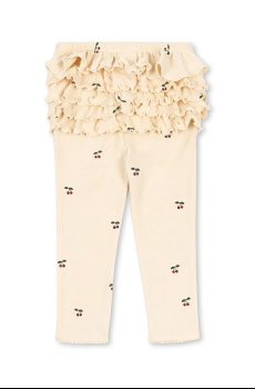 Детские хлопковые леггинсы Konges Sløjd SUI FRILL PANTS GOTS