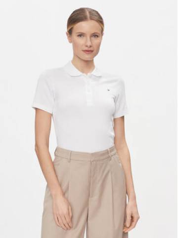 Tommy Hilfiger Поло 1985 WW0WW42047 Білий Slim Fit Tommy Hilfiger Поло 1985 WW0WW42047 Білий Slim Fit