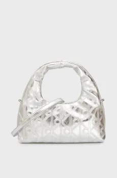 Женская серебристая сумка STRAP Серебряный ONESIZE Calvin Klein LV04F3444G