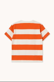 Детская хлопковая футболка Tinycottons STRIPES KNIT TEE
