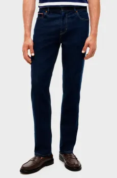 Мужские темно-синие джинсы SLIM STRAIGHT DENTON Синий 38-32 Tommy Hilfiger MW0MW43167
