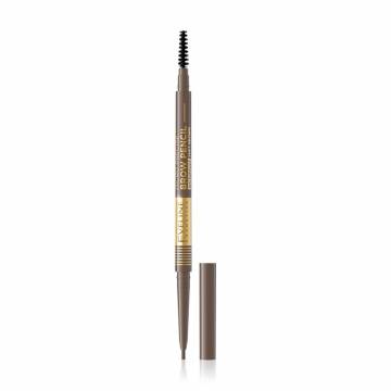 Водостойкий карандаш для бровей Eveline Cosmetics Micro Precise Brow Pencil 02 Soft Brown, 1.2 г Водостойкий карандаш для бровей Eveline Cosmetics Micro Precise Brow Pencil 02 Soft Brown, 1.2 г
