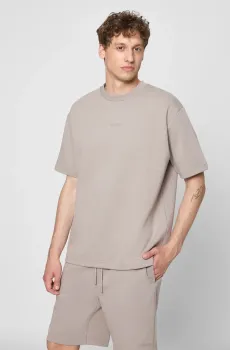 Мужская бежевая футболка Бежевый L PRPY PMTSHHZE0017