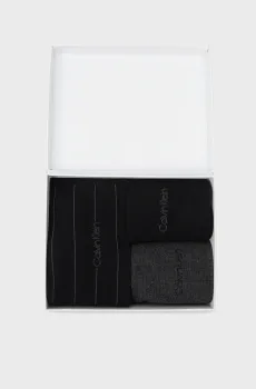 Мужские носки (3 пары) CK MEN SOCK 3P STRIPE GIFTBOX Разноцветный ONESIZE Calvin Klein 701230087