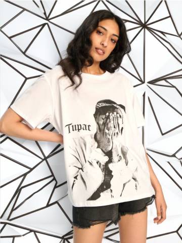 LADIES` T-SHIRT - білий LADIES` T-SHIRT - білий