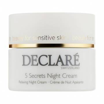 Успокаивающий ночной крем для лица Declare Stress Balance 5 Secrets Night Cream 5 секретов красоты, 50 мл Успокаивающий ночной крем для лица Declare Stress Balance 5 Secrets Night Cream 5 секретов красоты, 50 мл