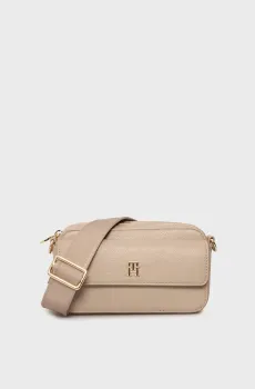 Женская бежевая сумка DISTINCT Бежевый ONESIZE Tommy Hilfiger AW0AW17455