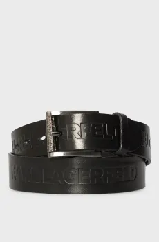 Мужской кожаный двусторонний ремень Разноцветный 115 Karl Lagerfeld 554427.815302;490