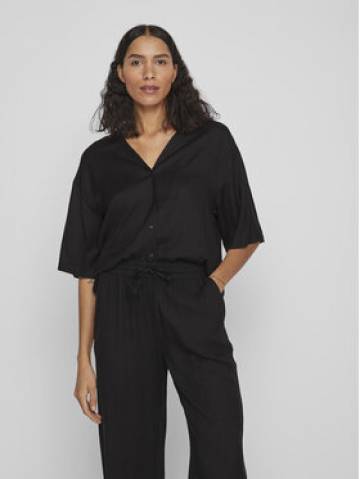 Vila Сорочка Pricil 14085988 Чорний Regular Fit Vila Сорочка Pricil 14085988 Чорний Regular Fit