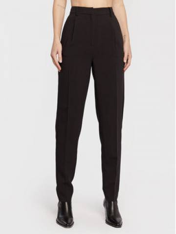 Bruuns Bazaar Штани з тканини Cindysus BBW2595 Чорний Slim Fit Bruuns Bazaar Штани з тканини Cindysus BBW2595 Чорний Slim Fit