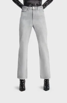 Женские светло-серые джинсы Серый 29 Karl Lagerfeld 236W1106