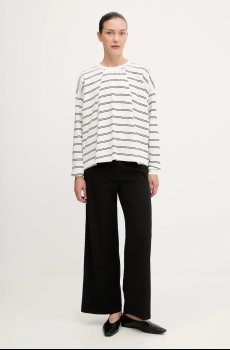 Хлопковая футболка G-Star A line stripe oversized