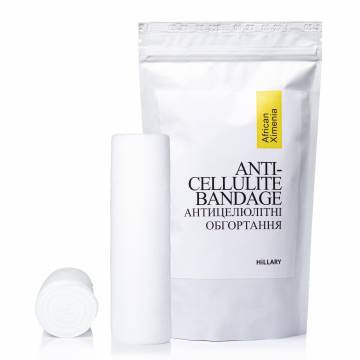 Антицелюлітні обгортання з олією ксименії Hillary Anti-cellulite Bandage African Ximenia Антицелюлітні обгортання з олією ксименії Hillary Anti-cellulite Bandage African Ximenia