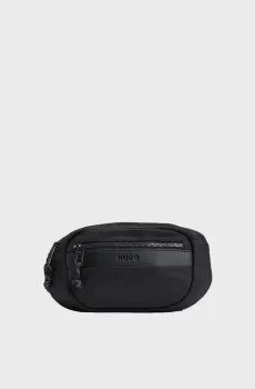Мужская черная поясная сумка Черный ONESIZE HUGO 50503815;001