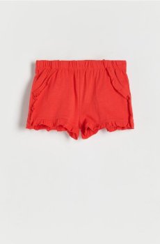 Reserved - Шорти з оборками - червоний - 9361K-33X