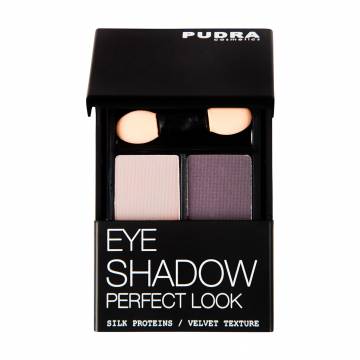 Компактные двойные тени для век Pudra Cosmetics Perfect Look Eye Shadow 04, 4.2 г Компактные двойные тени для век Pudra Cosmetics Perfect Look Eye Shadow 04, 4.2 г