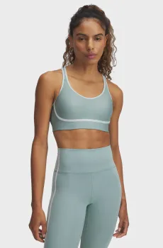 Женский мятный топ Infinity Mid Piped Ментоловый M (A-C) Under Armour 1389826-348