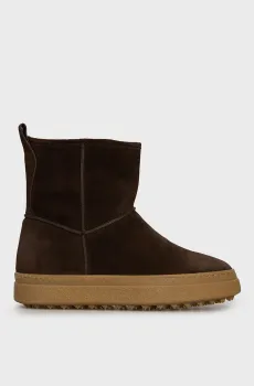 Женские коричневые замшевые угги Коричневый 37 Gant 29543781