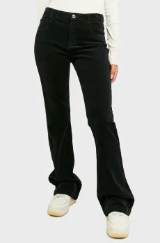 Женские черные вельветовые брюки Черный 34 Tally Weijl SPACOEMMA