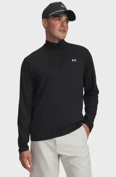 Мужская черная спортивная кофта UA T2G 1/4 Zip Черный M Under Armour 6010129-001