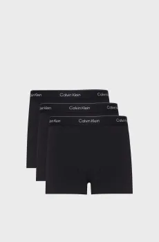 Мужские черные боксеры (3 шт) RELAXED FIT TRUNK 3PK Черный M Calvin Klein LV00NB4286