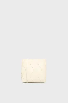 Женская белая сумка CK WOVEN SQUARE CROSSBODY Белый ONESIZE Calvin Klein K60K612991