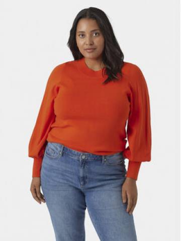 Vero Moda Curve Светр 10291293 Оранжевий Regular Fit Vero Moda Curve Светр 10291293 Оранжевий Regular Fit