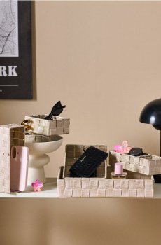 Набір коробок для зберігання 6 pack - бежевий