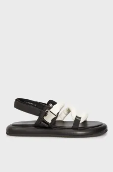 Женские белые кожаные сандалии Deanne Белый 36 PRPY PRSLT5008W