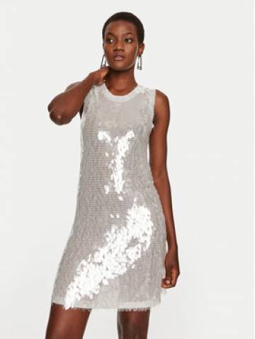 NORMA KAMALI Вечірня сукня ST2243TQE77965 Срібний Slim Fit NORMA KAMALI Вечірня сукня ST2243TQE77965 Срібний Slim Fit