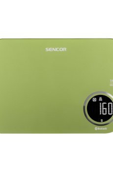 Весы кухонные Sencor Metallic Smart Bluetooth Kitchen Scale, салатовые (SKS7070GG)