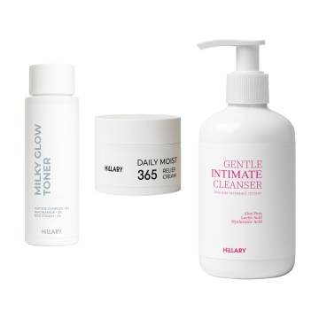 Набір для зволоження, очищення та освітлення шкіри Hillary Daily Hydration, Cleanse & Glow Set Набір для зволоження, очищення та освітлення шкіри Hillary Daily Hydration, Cleanse & Glow Set