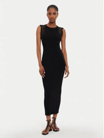 TWINSET Трикотажна сукня 242TP3190 Чорний Slim Fit TWINSET Трикотажна сукня 242TP3190 Чорний Slim Fit