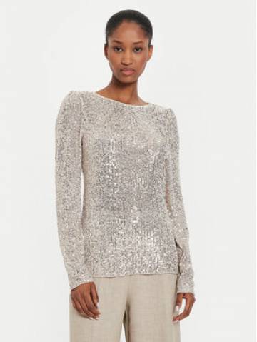 Bruuns Bazaar Блузка Ilex BBW4156 Срібний Slim Fit Bruuns Bazaar Блузка Ilex BBW4156 Срібний Slim Fit