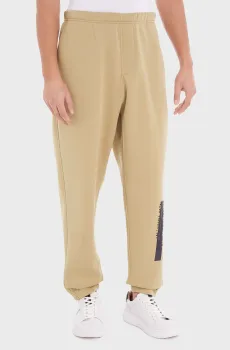 Мужские бежевые спортивные брюки LAYERED ADDRESS HWK Бежевый L Calvin Klein Jeans J30J323504