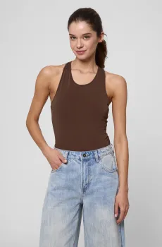 Женский коричневый топ Коричневый XS PRPY PWTOPGOK0016