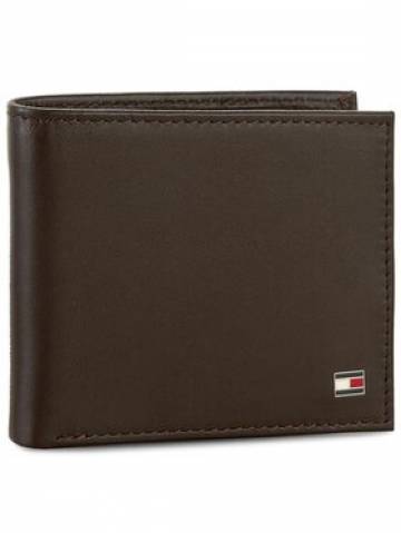 Tommy Hilfiger Велике Чоловіче Портмоне Eton Mini Cc Wallet AM0AM00655 Коричневий Tommy Hilfiger Велике Чоловіче Портмоне Eton Mini Cc Wallet AM0AM00655 Коричневий