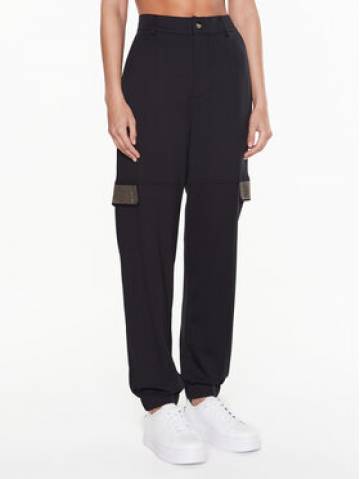 Liu Jo Sport Штани з тканини TA3156 J5942 Чорний Regular Fit Liu Jo Sport Штани з тканини TA3156 J5942 Чорний Regular Fit