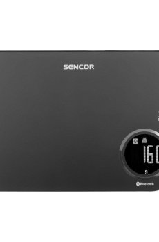 Весы кухонные Sencor Metallic Smart Bluetooth Kitchen Scale, черные (SKS7078BK)