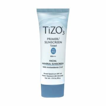 Минеральный солнцезащитный крем-праймер для лица TiZO 3 Facial Primer/Sunscreen Tinted SPF 40 PA+++ с оттенком, 50 г Минеральный солнцезащитный крем-праймер для лица TiZO 3 Facial Primer/Sunscreen Tinted SPF 40 PA+++ с оттенком, 50 г