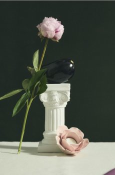 Підсвічник у формі півонії - пастельний рожевий