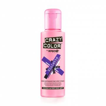 Тинт-краска для волос Crazy Color Semi Permanent Hair Color Cream 43 Violette, 100 мл Тинт-краска для волос Crazy Color Semi Permanent Hair Color Cream 43 Violette, 100 мл