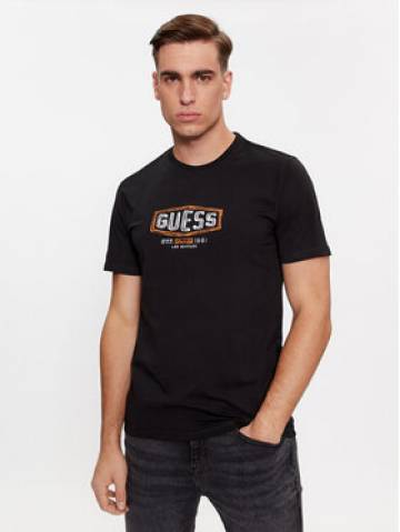 Guess Футболка M4RI33 J1314 Чорний Slim Fit Guess Футболка M4RI33 J1314 Чорний Slim Fit