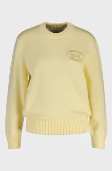 Женский желтый джемпер GRAPHIC Желтый L Gant 4805449