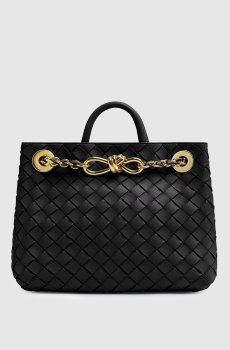 Черная кожаная сумка Andiamo