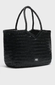 Женский черный кожаный шоппер Черный ONESIZE Bimba Y Lola 262BBFJ2U.10000